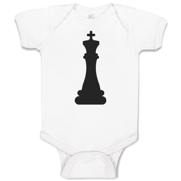 Baby Clothes Chess Sport Game King Silhouette Baby Bodysuits Boy & Girl Cotton