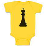 Baby Clothes Chess Sport Game King Silhouette Baby Bodysuits Boy & Girl Cotton