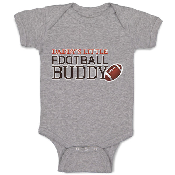 Baby Clothes Daddy's Little Football Buddy Sport Rugby Ball Baby Bodysuits