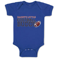 Baby Clothes Daddy's Little Football Buddy Sport Rugby Ball Baby Bodysuits