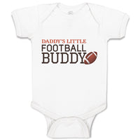 Baby Clothes Daddy's Little Football Buddy Sport Rugby Ball Baby Bodysuits