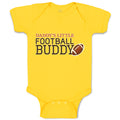 Baby Clothes Daddy's Little Football Buddy Sport Rugby Ball Baby Bodysuits