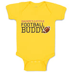 Baby Clothes Daddy's Little Football Buddy Sport Rugby Ball Baby Bodysuits