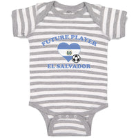 Future Player El Salvador Heart Flag Sports Football Ball