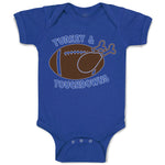 Baby Clothes Turkey & Touchdown Sports Rugby Ball with Chicken Baby Bodysuits