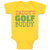 Baby Clothes Daddy's Golf Buddy with Grass Sports Flag Baby Bodysuits Cotton