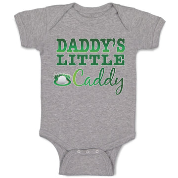 Baby Clothes Daddy's Little Caddy Sport Golf and Ball on Green Grass Cotton
