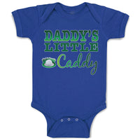 Baby Clothes Daddy's Little Caddy Sport Golf and Ball on Green Grass Cotton