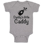 Baby Clothes Daddy's Little Caddy Sport Gulf Club in Bag Baby Bodysuits Cotton