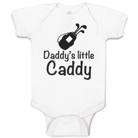 Baby Clothes Daddy's Little Caddy Sport Gulf Club in Bag Baby Bodysuits Cotton