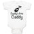 Baby Clothes Daddy's Little Caddy Sport Gulf Club in Bag Baby Bodysuits Cotton