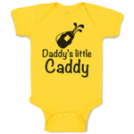 Baby Clothes Daddy's Little Caddy Sport Gulf Club in Bag Baby Bodysuits Cotton