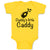 Baby Clothes Daddy's Little Caddy Sport Gulf Club in Bag Baby Bodysuits Cotton