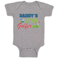 Daddy's Little Golfer Sport Flag with Bat and Golf Ball on Green Grass