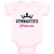 Baby Clothes Gymnastices Princess Crown Silhouette Baby Bodysuits Cotton