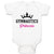 Baby Clothes Gymnastices Princess Crown Silhouette Baby Bodysuits Cotton