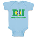 Baby Clothes Bjj Brazilian Jiu Jitsu An American Flag Baby Bodysuits Cotton