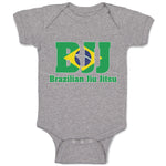 Baby Clothes Bjj Brazilian Jiu Jitsu An American Flag Baby Bodysuits Cotton