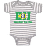 Baby Clothes Bjj Brazilian Jiu Jitsu An American Flag Baby Bodysuits Cotton