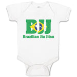 Baby Clothes Bjj Brazilian Jiu Jitsu An American Flag Baby Bodysuits Cotton