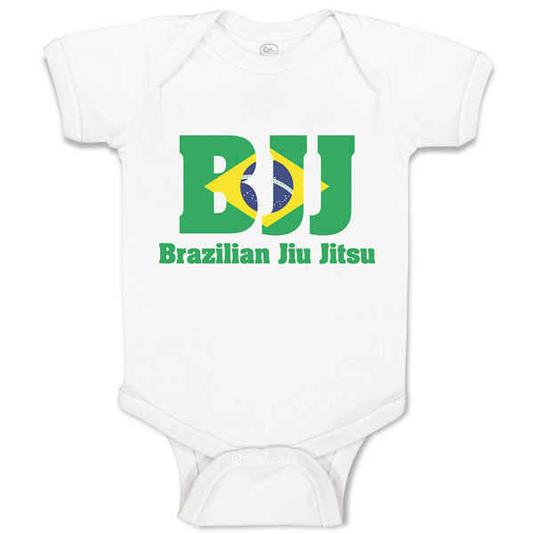 Baby Clothes Bjj Brazilian Jiu Jitsu An American Flag Baby Bodysuits Cotton