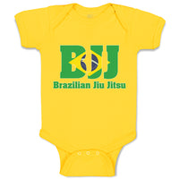 Baby Clothes Bjj Brazilian Jiu Jitsu An American Flag Baby Bodysuits Cotton