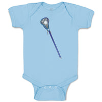 Baby Clothes Lacrosse Stick and Ball Baby Bodysuits Boy & Girl Cotton