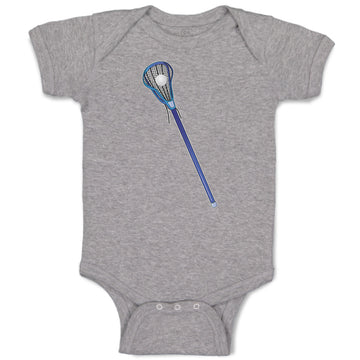 Baby Clothes Lacrosse Stick and Ball Baby Bodysuits Boy & Girl Cotton