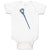 Baby Clothes Lacrosse Stick and Ball Baby Bodysuits Boy & Girl Cotton