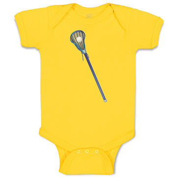 Baby Clothes Lacrosse Stick and Ball Baby Bodysuits Boy & Girl Cotton