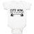 Baby Clothes Cute Now (Wait til I'M A Gym Rat) Lifting Equipment Silhouette