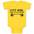 Baby Clothes Cute Now (Wait til I'M A Gym Rat) Lifting Equipment Silhouette