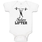 Baby Clothes Future Lifter Sports Weight Lifting Equipment Baby Bodysuits Cotton