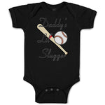 Baby Clothes Daddy's Lil' Slugger Baseball Dad Father's Day Baby Bodysuits