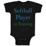 Softball Player in Training