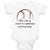Baby Clothes When Grow up Want to Be Softball Player Baby Bodysuits Cotton