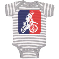 Baby Clothes Motocross Motorcycle Baby Bodysuits Boy & Girl Cotton