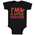 Baby Clothes I'M A Little Fighter Box Boxing Boxer Baby Bodysuits Cotton