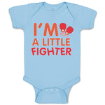 Baby Clothes I'M A Little Fighter Box Boxing Boxer Baby Bodysuits Cotton