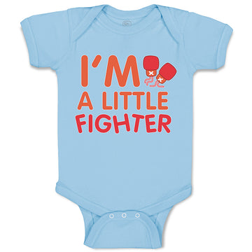Baby Clothes I'M A Little Fighter Box Boxing Boxer Baby Bodysuits Cotton