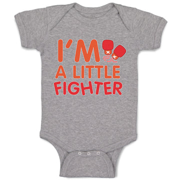 Baby Clothes I'M A Little Fighter Box Boxing Boxer Baby Bodysuits Cotton