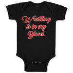 Baby Clothes Wrestling Is in My Blood Sport Wrestling Style B Baby Bodysuits