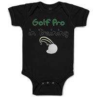 Baby Clothes Golf pro in Training Golf Golfing Baby Bodysuits Boy & Girl Cotton