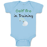 Baby Clothes Golf pro in Training Golf Golfing Baby Bodysuits Boy & Girl Cotton