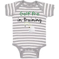 Baby Clothes Golf pro in Training Golf Golfing Baby Bodysuits Boy & Girl Cotton