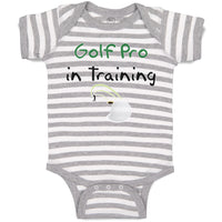 Baby Clothes Golf pro in Training Golf Golfing Baby Bodysuits Boy & Girl Cotton