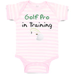 Baby Clothes Golf pro in Training Golf Golfing Baby Bodysuits Boy & Girl Cotton