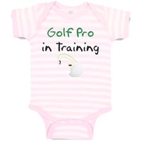 Baby Clothes Golf pro in Training Golf Golfing Baby Bodysuits Boy & Girl Cotton