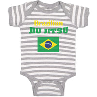 Baby Clothes Brazilian Jiu Jitsu Martial Arts Baby Bodysuits Boy & Girl Cotton