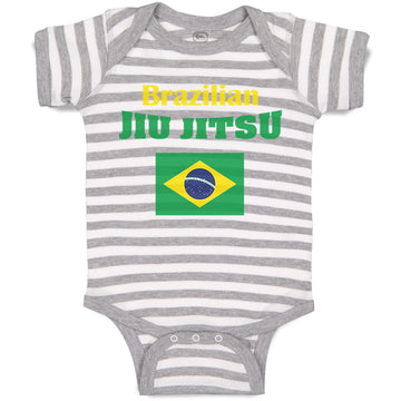 Baby Clothes Brazilian Jiu Jitsu Martial Arts Baby Bodysuits Boy & Girl Cotton